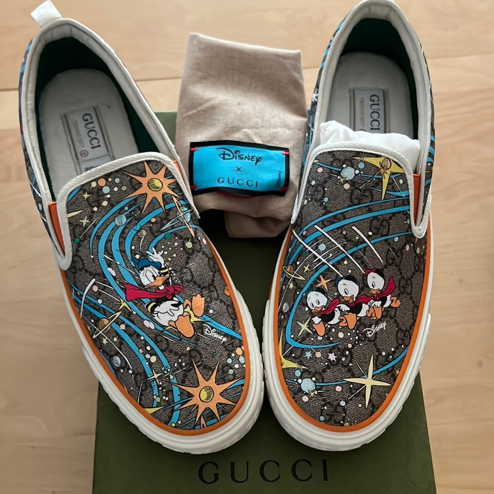 Gucci Disney Donald shoes Authentic